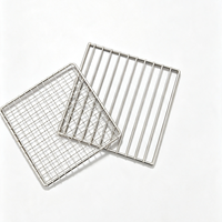 Grille de refroidissement en treillis métallique en acier inoxydable 304 de qualité alimentaire personnalisée pour barbecue et cuisson