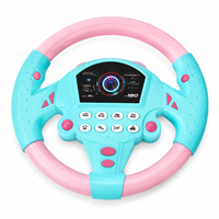 Volant musical pour enfants 360 °   Volant de simulation de conduite rotatif avec lumières et sons, jouet éducatif pour voiture