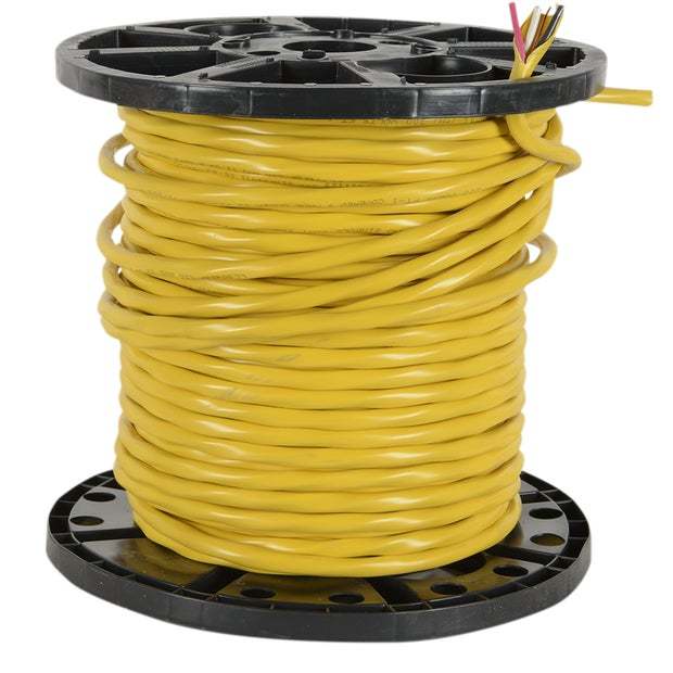 HT CABLES Copper Electrical Wire and Cable 14/2 12/2 10/2 W/G 250FT Roll NM-B PVC Insulated Multi-core Construction Use
