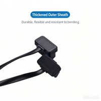 Câble d'extension OBD2 mâle et femelle 8 broches, ligne de diagnostic automobile, adaptateur de faisceau de câbles mâle et femelle