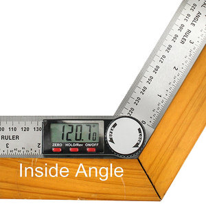 Règle d'<span class=keywords><strong>angle</strong></span> de rapporteur à affichage numérique en acier inoxydable pour la mesure du travail du bois, outil de mesure d'<span class=keywords><strong>angle</strong></span> - Product Image 6