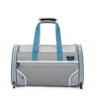 Sac de transport pour animaux de compagnie respirant, de haute qualité, durable, souple, pliable, approuvé par les compagnies aériennes, pour chat et petits animaux, en polyester Oxford, pour les voyages
