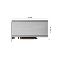 Carte contrôleur IOCREST 4 ports M.2 NVMe vers PCIe 3.0 X16 avec bifurcation, compatible avec les cartes mères sans bifurcation