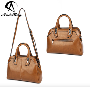 AndoBag <b>Large</b> Capacity <b>Handbag</b> for Women Fashion Genuine Cow Leather Shoulder Bag European American Retro Crossbody Bags YLG638 - Product Image 4
