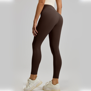 Leggings da corsa slim fit con design modellante e tessuto morbido ed elasticizzato per <span class=keywords><strong>palestra</strong></span> e attività all'aperto - Product Image 3