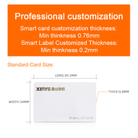 13,56 MHz individuell bedruckte PVC-RFID-Karte Hoteltür-Schlüssel karten mit MIFARE Classic 1k s50-Chip