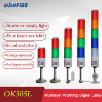 Okefire – lampe de signalisation LED à tour multicouche