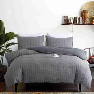 Bộ Chăn Bông Waffle Mềm Mại Gia Đình Khách Sạn Sang Trọng Bộ Ga Trải Giường Bộ Chăn Ga Gối - Product Image 4