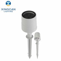 Projecteur LED extérieur personnalisable à télécommande RF, boîtier en aluminium, étanche IP65, 6W-72W, pour aménagement paysager, jardin, prairie