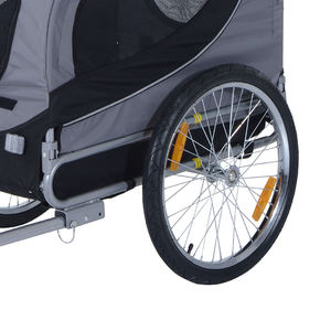 Poussette de jogging pliable détachable pour gros chien Poussette de remorque pour animaux de compagnie - Product Image 4