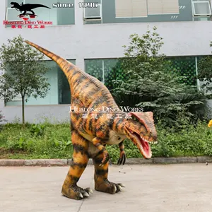 Ходьба с динозавром реалистичный костюм динозавра в натуральную величину хорошая цена для продажи