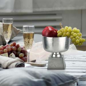 ชามอลูมิเนียมโบราณแบบฐานสีทองสำหรับใส่เครื่องดื่มชามอลูมิเนียมใช้สำหรับตกแต่งโรงแรมและร้านอาหาร - Product Image 1