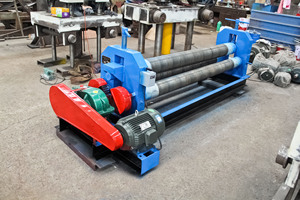 Máquina de Laminación de Chapa Metálica de Acero de 3 Rodillos, Dobladora de Chapa de Hierro para Acero Inoxidable y Acero al Carbono, Espesor Máximo de 12 mm - Product Image 5