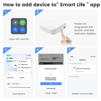 Gateway Multimodo Tuya ZigBee 3.0, Puente Inalámbrico Bluetooth Mesh, Control por Aplicación para Hogar Inteligente, Compatible con Smart Life, Alexa y Google Home