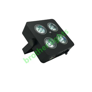Ventas al por mayor de China IR4 Mini 4X18W Wireless Led Uplights Par Batería <span class=keywords><strong>DMX</strong></span> inalámbrico para boda Disco Club Party Event DJ Lights - Product Image 4