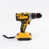 Perceuse sans fil au lithium 21V, 3 fonctions d'impact, double vitesse, tournevis électrique multifonction pour la réparation DIY