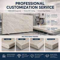 Pierre Fantaisie Prix de Gros Quartzite Taj Mahal Comptoirs de Cuisine Grandes Dalles Honées Pierre Naturelle de Luxe pour Sol de Salle de Bain