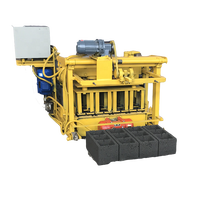 Machine à fabriquer des blocs de ciment QT40-3 à faible investissement pour la production de briques