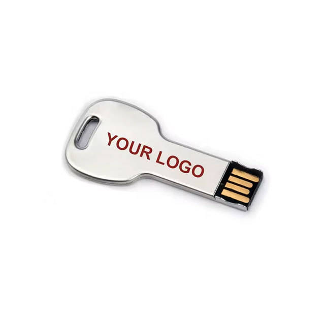 Pen Drive 8GB 16GB 32GB Free Laser Logo Promotional Gift Metal Key USB Flash Drive 2.0 1GB 2GB 4GB Memory Stick