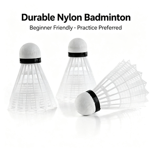 Factory Direct Supply of <b>Portable</b> Nylon <b>Table</b> Fiber Badminton Paddle Yellow Outdoor Training 6 Plastic Badminton Diamond Shape - Product Image 2