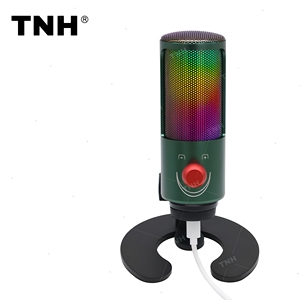 TNH K2 Microphone à condensateur à tube vocal Micro à condensateur à valve multi-motifs pour équipement de <span class=keywords><strong>studio</strong></span> de podcasting en direct - Product Image 1