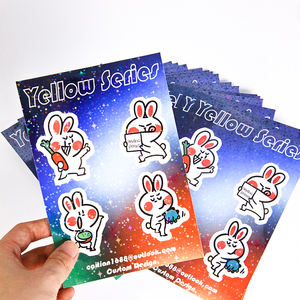 Individueller gestanzter selbstklebender vinyl-aufkleber wasserdichter kiss-cut-mark verpackungsetikett - Product Image 5