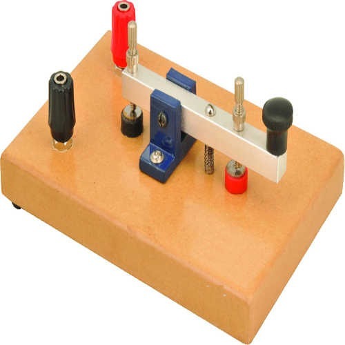 CISCO Morse Key Medical Science PLA Brass Base Red Black Knobs for Contact Vibration Control Transmitting Text Messages Model