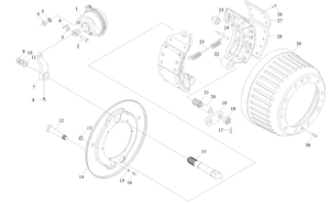 Nouveaux sabots de frein Shacman X6000 4707 4709 pour le remplacement de la garniture de frein arrière de camion 2012- - Product Image 4