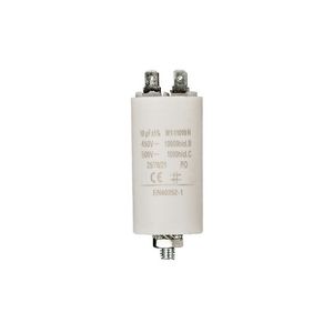 Condensador Electrolítico de Aluminio 10uF 450V Terminal M8 500V 1000h Clase B C EN60252 1 - Product Image 1