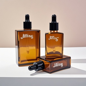 บรรจุภัณฑ์ขวดแก้วหยดสีเหลืองอำพันทรงสี่เหลี่ยมผืนผ้าหลากสี ขนาด 30 มล. 50 มล. 100 มล. สำหรับน้ำมันหอมระเหย น้ำหอม และเซรั่ม - Product Image 6