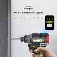 Taladro Atornillador Eléctrico sin Escobillas con Batería de Litio, Taladro Tipo Pistola WU132X.5, Taladro Eléctrico Manual