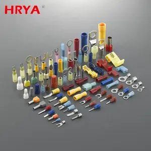 DBV Model PTV Type PVC Insulated Cable Lug Copper Blade Pin Terminal Insulated Blade Terminal Efficient Electrical Connections