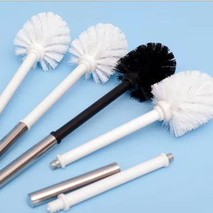 Ánh nắng mặt trời hộ gia đình hàng ngày có thể tháo rời nhà vệ sinh di động làm sạch bàn chải cứng lông tròn đầu bàn chải nhựa cho tường sử dụng - Product Image 5