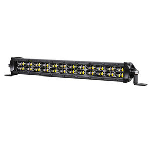 Barra LED Delgada de 2 Filas y 12 Pulgadas de Perfil Bajo para Parachoques Delantero con Cabrestante, Barra Auxiliar de Conducción para UTV Can-Am Defender - Product Image 1