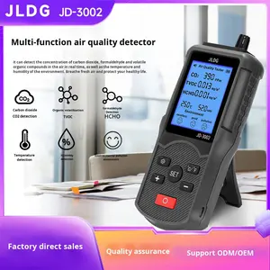 2026 JD-3002 Yüksek Doğruluklu Karbon Dioksit Formaldehit Organik Gaz Dedektörü Sıcaklık Nem Altısı Bir Arada Hava Kalitesi Dedektörü - Product Image 2