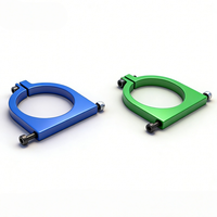 Support de fixation pour tube de 30 mm avec vis de serrage pour assemblage de châssis d'équipements industriels et fabrication CNC sur mesure