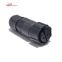 Connecteur industriel mâle-femelle LLT M16 300V 15A IP67 IP68 à 2, 3, 4, 5, 6, 7, 8, 9, 10, 12 broches, fiche et prise