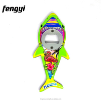 Ouvre-bouteille en forme de requin aimants de réfrigérateur intérieur maison décor autocollant Souvenir ouvre