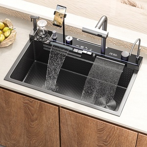 Fregadero de cocina de acero inoxidable duradero, equipado con un lavabo profundo y un diseño de drenaje que no obstruye, ideal para cocinar en casa. - Product Image 3