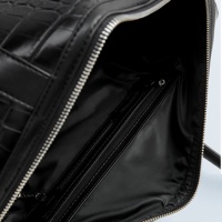 Nouveau sac de voyage de luxe en cuir pour homme, sac de voyage de grande capacité, sac de voyage en cuir noir crocodile personnalisé avec logo de designer