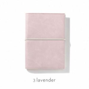 Customized Leather Hardcover Planner <b>Notebook</b> with Strap 100 Sheets Refillable Loose Leaf Binder Journal for Gift - Product Image 4
