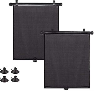 Parasol negro para <span class=keywords><strong>coche</strong></span>, <span class=keywords><strong>protector</strong></span> <span class=keywords><strong>solar</strong></span>, protección de PVC, parasol para ventana de <span class=keywords><strong>coche</strong></span>, parasol para <span class=keywords><strong>coche</strong></span> lateral para bebé - Product Image 1