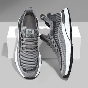 New Fashion Trend Hard-Wearing Lace-Up Lightweight Breathable Anti-Slip Walking Sneakers <strong>Men</strong> <strong>Casual</strong> <strong>Shoes</strong> - Product Image 5