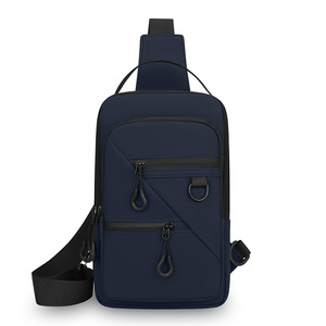 Large Capacity Men's Casual <b>Small</b> Backpack New <b>Crossbody</b> <b>Bag</b> Trendy Simple Waterproof Wear-resistant Chest <b>Bag</b> Men - Product Image 2