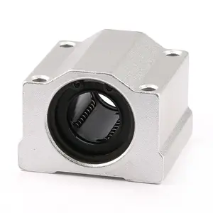 Bloc de roulement de guidage linéaire en aluminium, livraison gratuite, 25mm, s-25uu SCS25UU