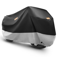 Housse de moto personnalisée en polyester, résistante au soleil, imperméable et anti-poussière, accessoire de moto pliable pour l'extérieur