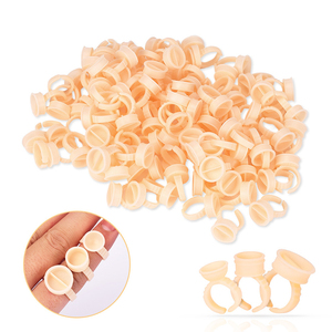 Silicone PMU Ink Ring Cup Microblading Pigment <b>Holder</b> Disposable Tattoo Cup for Permanent <b>Makeup</b> Custom Logo - Product Image 1