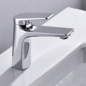 Rubinetto miscelatore cromato lucido KD-210F per <span class=keywords><strong>bagno</strong></span> di hotel, in ottone, con filtro acqua e acqua calda/fredda - Product Image 6