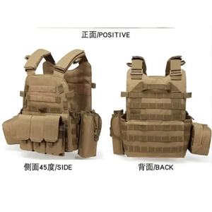 Chaleco Táctico Ajustable con Porta-Bolsas 6094, Equipo de Nailon Transpirable, Cobertura Total, Producto de Seguridad - Product Image 3