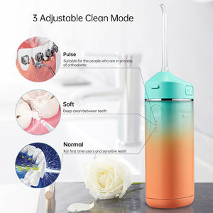 Irrigador Bucal Eléctrico Inalámbrico Portátil Popular, 3 Niveles de Presión, Recargable, Resistente al Agua, de Plástico, para Uso Doméstico, Limpieza Dental - Product Image 5